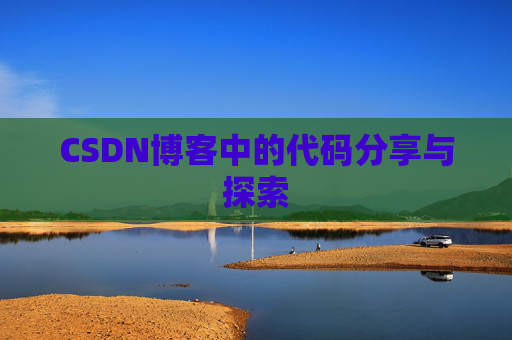 CSDN博客中的代码分享与探索